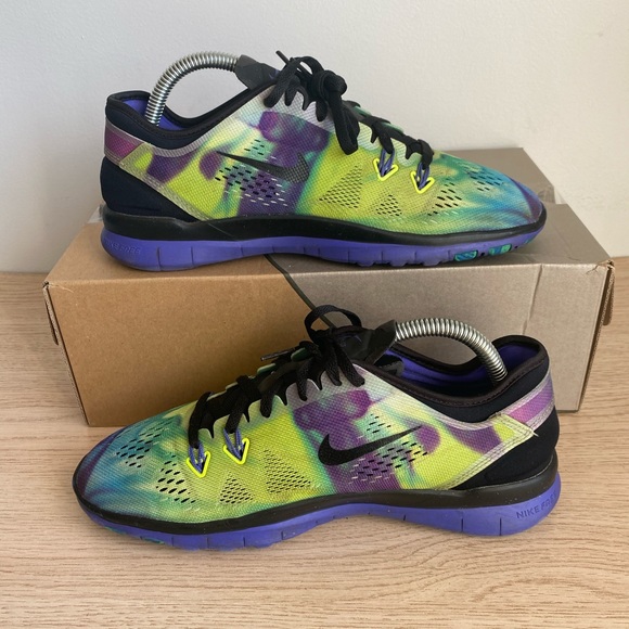 2014 Nike Free 5.0 TR Tie Dye Multicolor Women's running shoes - Size 8.5 - Picture 8 of 13